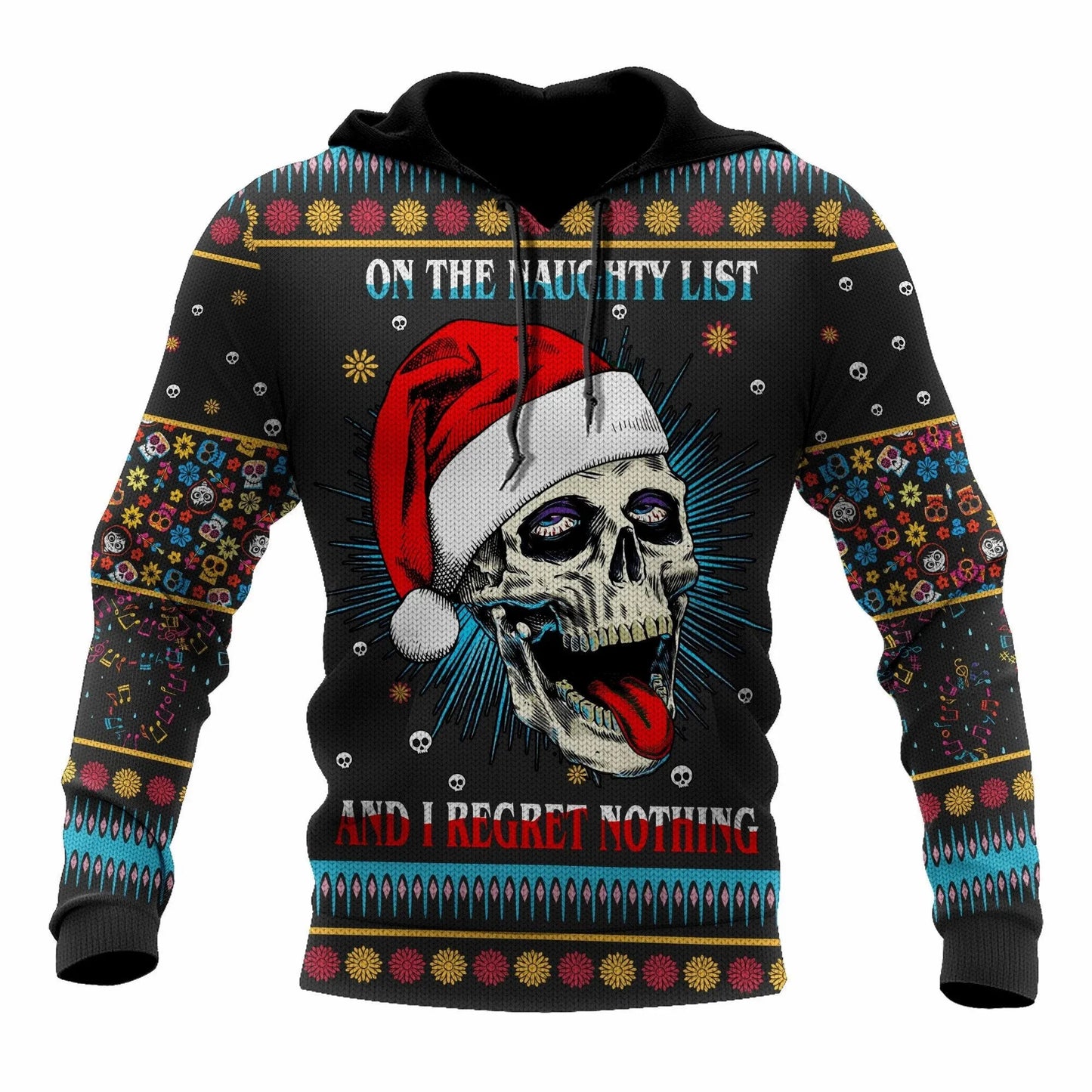 Men's 3D Skull Hoodie – Halloween & Christmas-Inspired Casual Streetwear with Full Sleeves - Premium hoodie from Lizard Vigilante - Just $48.88! Shop now at Lizard Vigilante