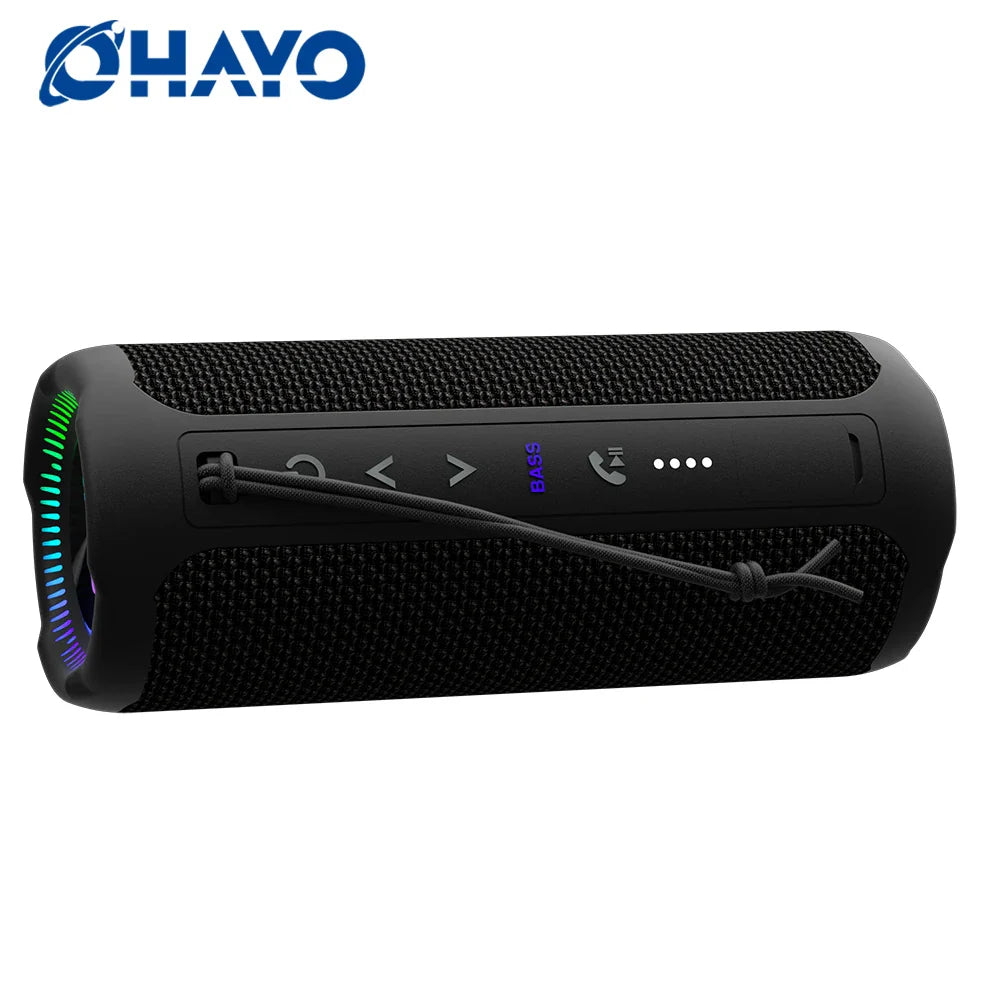 Ohayo Portable Waterproof Bluetooth Speaker 35W Drivers with Powerful 360-Degree Sound and Thundering Bass,TWS,IPX7 Waterproof
