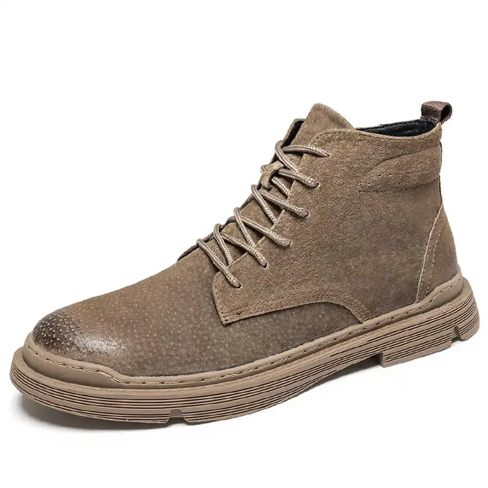 Men’s Chunky Barrel Sports Sneakers – Trendy Casual Trainers for Everyday and Outdoor Adventures - Premium boots from Lizard Vigilante - Just $44.88! Shop now at Lizard Vigilante