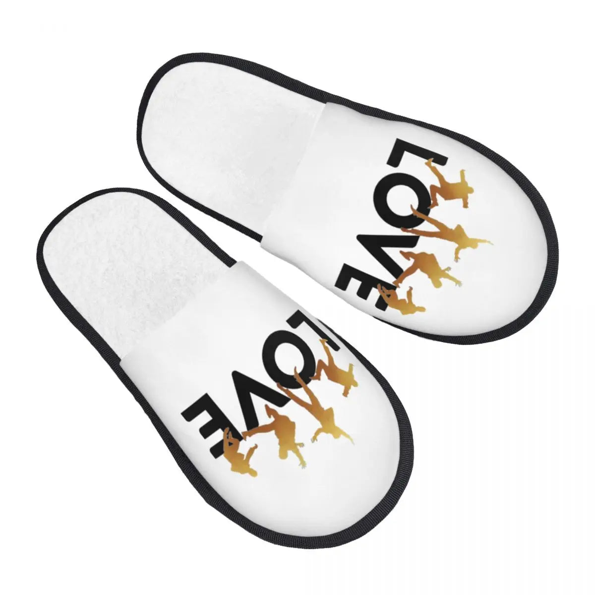Rock-The-Beatle Memory-Foam Riot Slippers – Warm Faux-Fur House Legends for Rebels