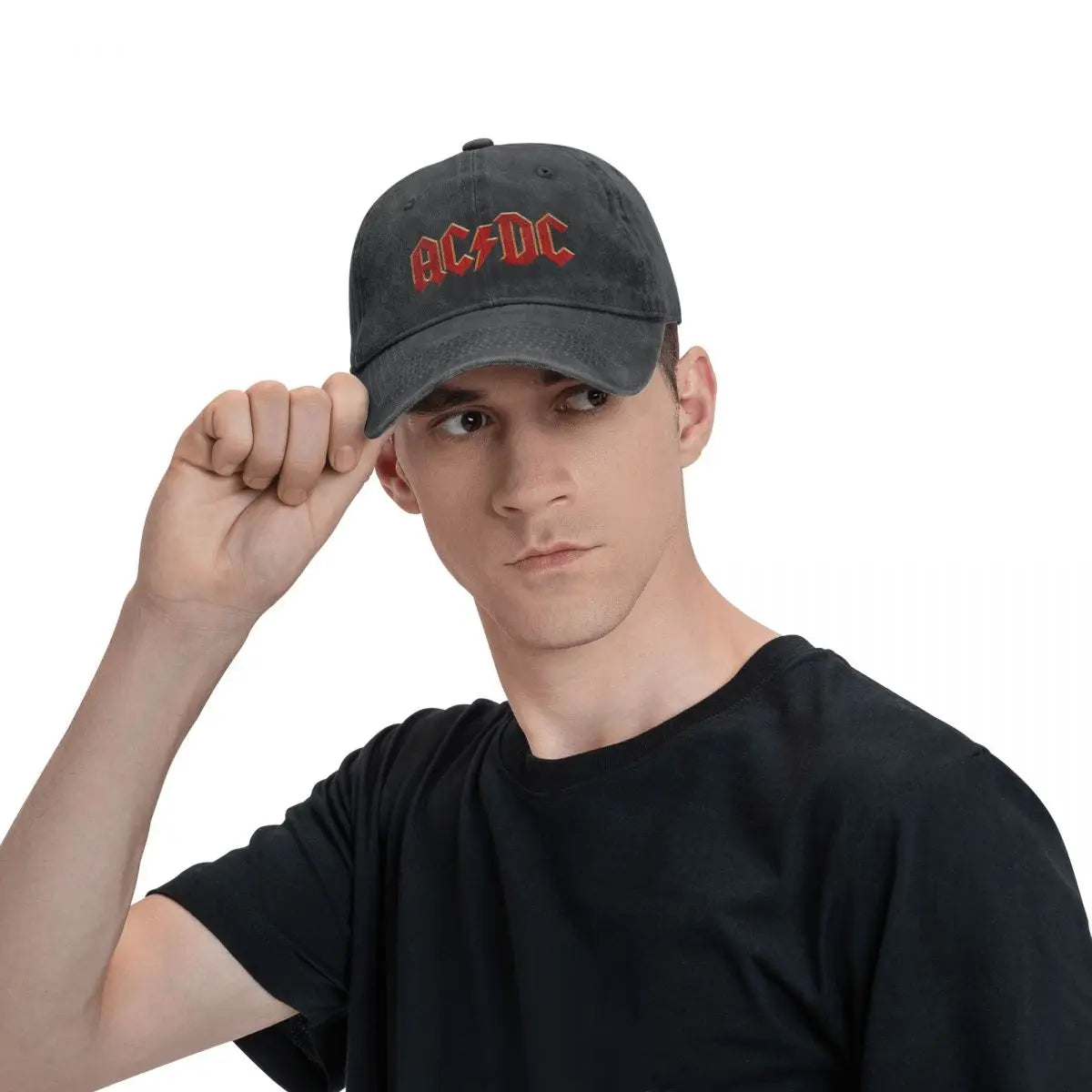 AC/DC Heavy Metal Rock Music Band Baseball Cap Vintage Women Men Trucker Hat - Premium baseball cap from dsers - Just $23.88! Shop now at Lizard Vigilante