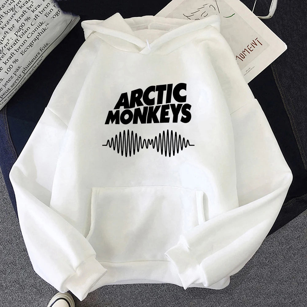 Arctic Monkeys Graphic Hoodie | Men & Women Fashion Streetwear Cozy Casual Coat for Boys & Girls | Rock & Music Lover's Hoodie - Premium Long-sleeve hoodie from Lizard Vigilante - Just $38.88! Shop now at Lizard Vigilante