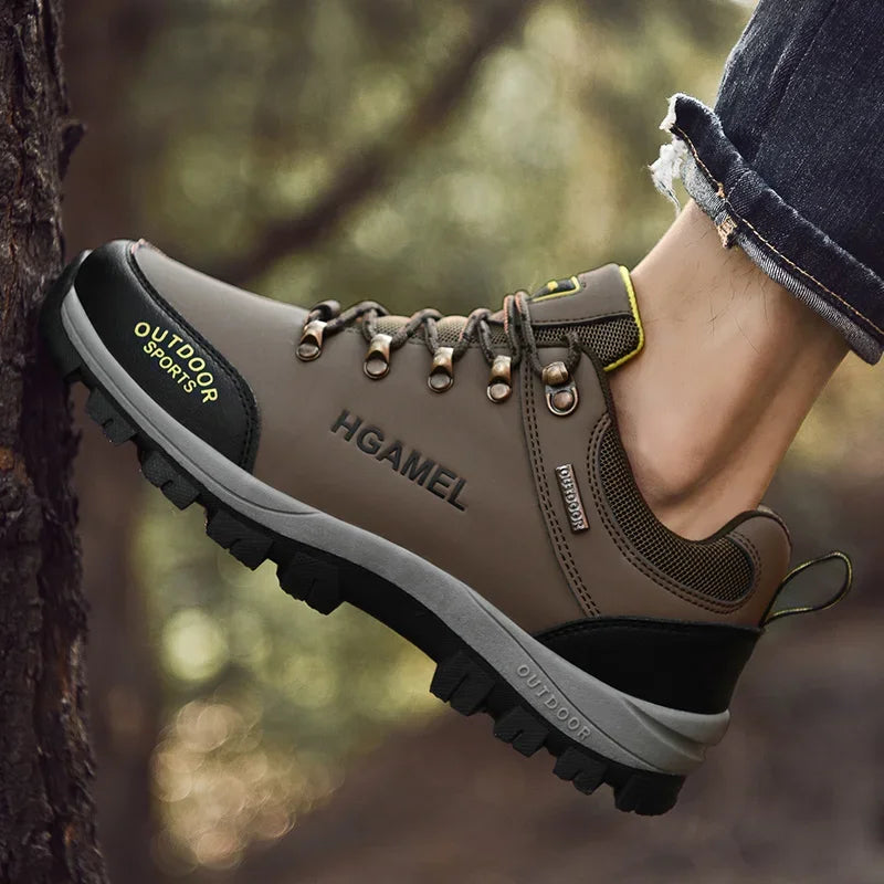 Outdoor Men Treking Shoes Breathable Climbing Hiking Sneakers Men Trainers Comfortable Walking Casual Shoes Men Camping Shoes - Premium  from Lizard Vigilante - Just $30.99! Shop now at Lizard Vigilante