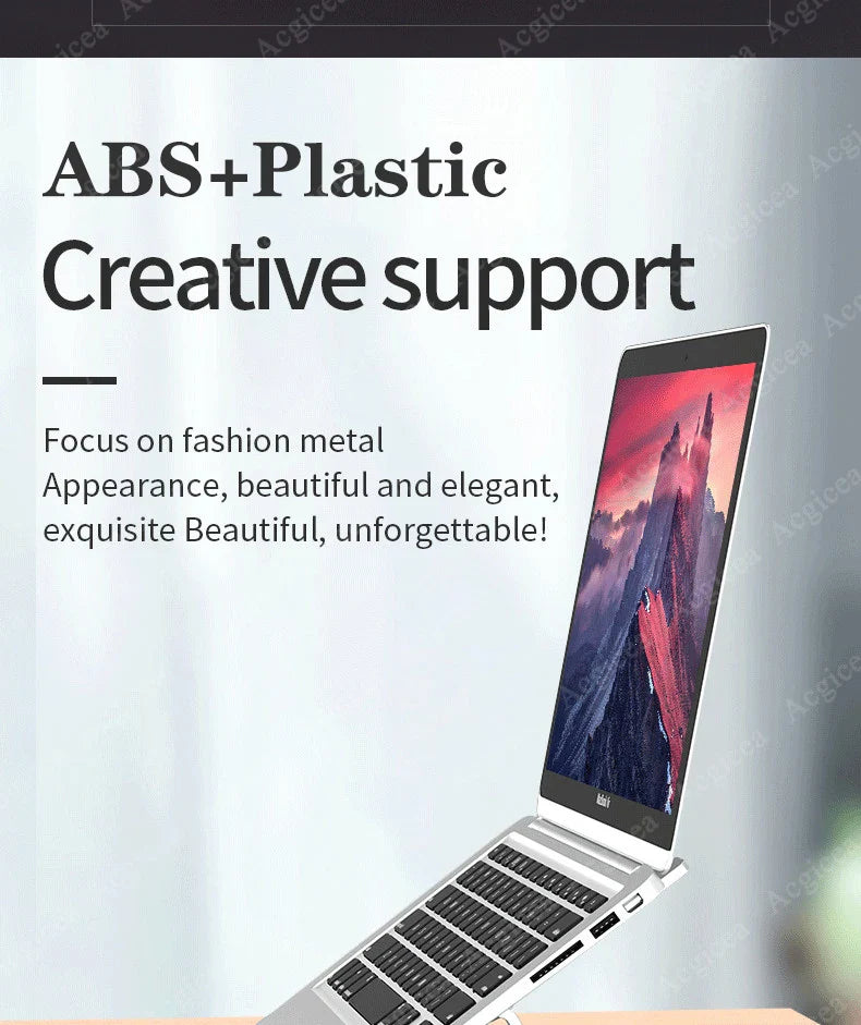 Portable Laptop Stand Notebook Stands Adjustable Ergonomic Laptop Support Base Holder for Macbook Computer Accessories Bracket
