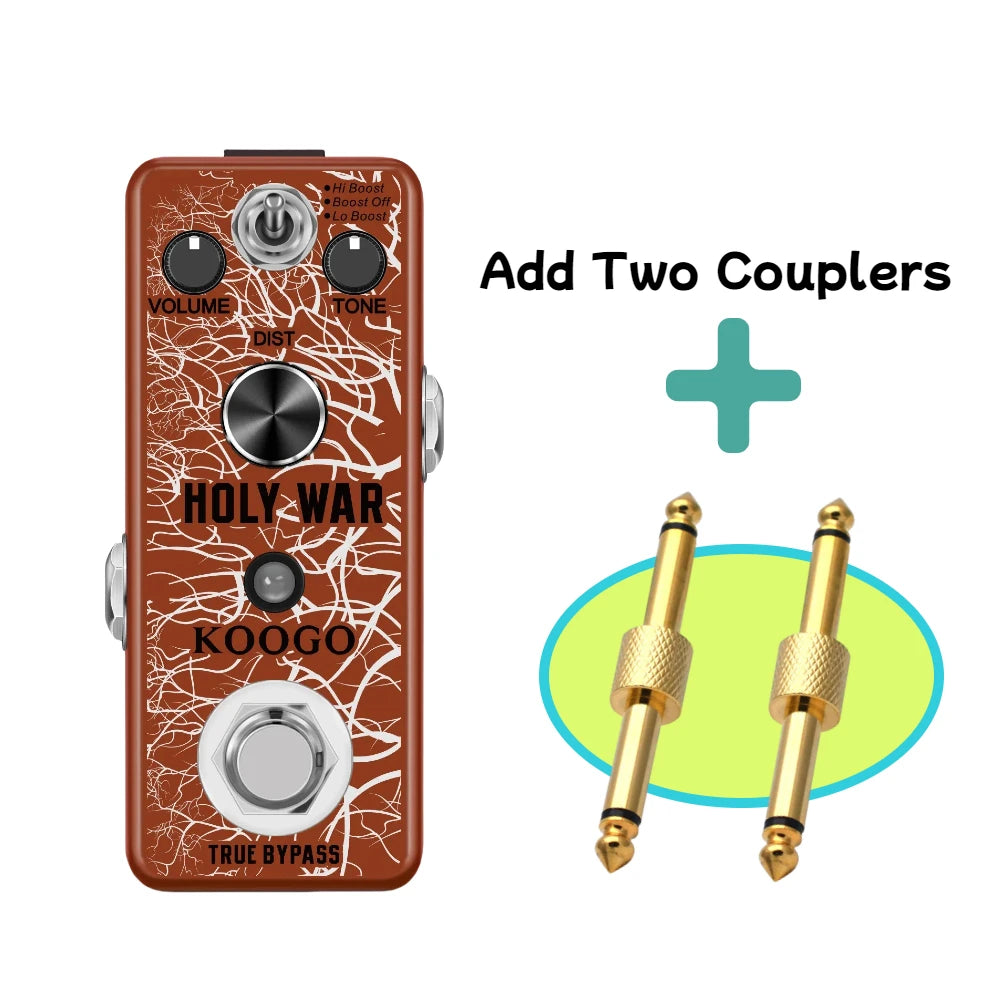 Koogo Heavy Metal Distortion Pedal – Analog Circuitry Effector for Electric Guitar with Classic 80's Metal Sound - Premium guitar effects pedal from Lizard Vigilante - Just $22.99! Shop now at Lizard Vigilante