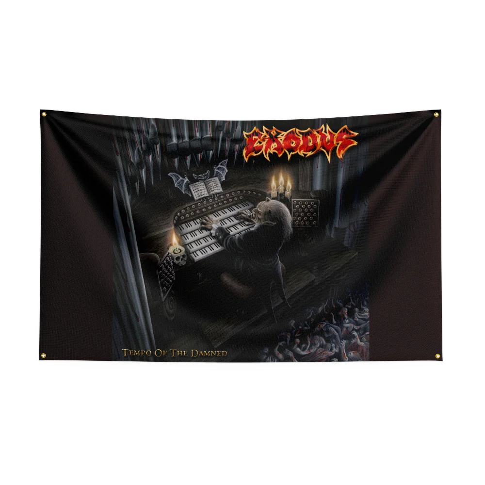 3x5 Ft Exodus Thrash Metal Rock Band Flag – Polyester Digital Printing Banner for Bedroom Wall Art & Outdoor Tapestry Decoration - Premium flag from Lizard Vigilante - Just $17.99! Shop now at Lizard Vigilante