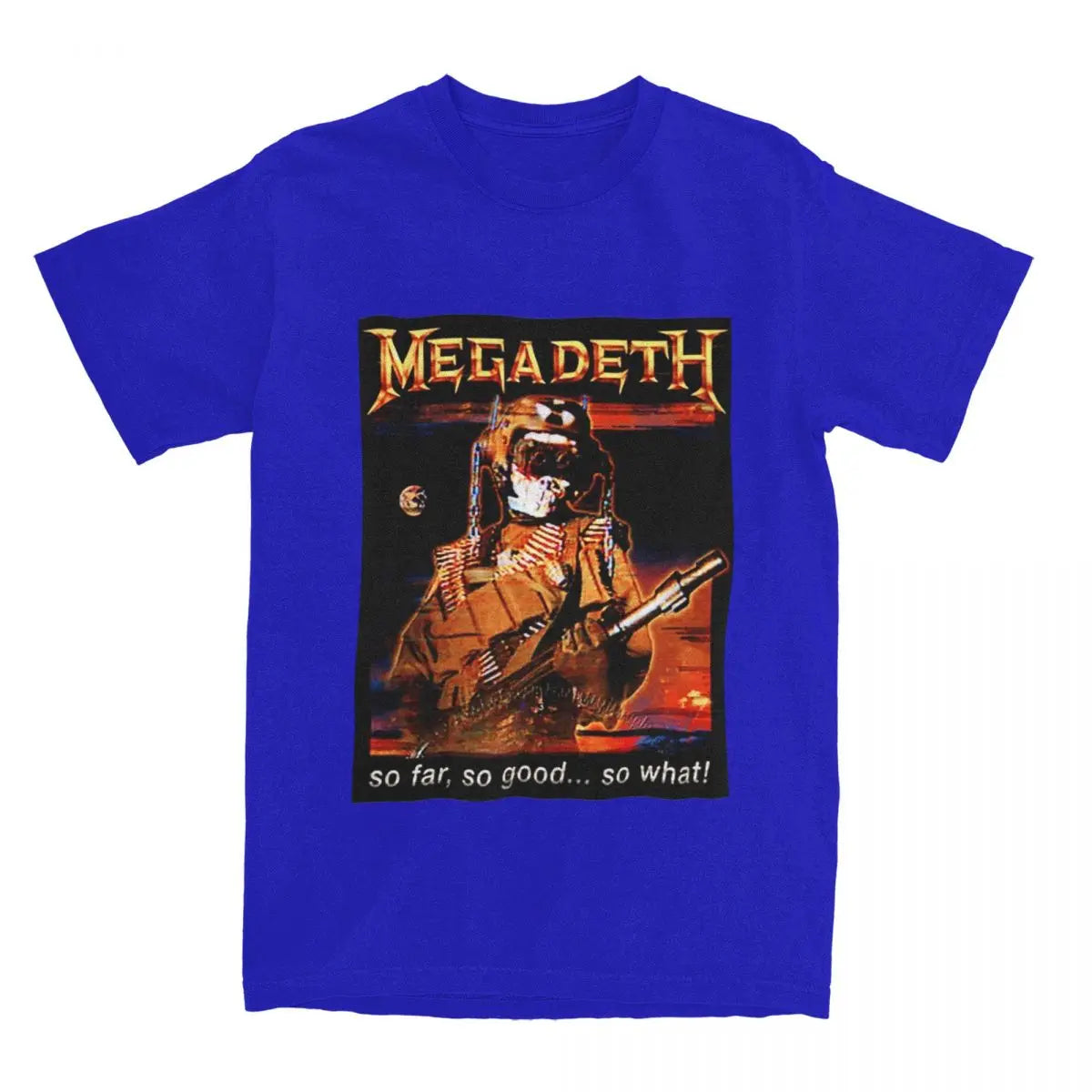 Megadeth 100% Cotton T-Shirt for Men & Women – Comfortable Novelty O-Neck Tee, Big Sizes Available - Premium t-shirt from Lizard Vigilante - Just $23.88! Shop now at Lizard Vigilante