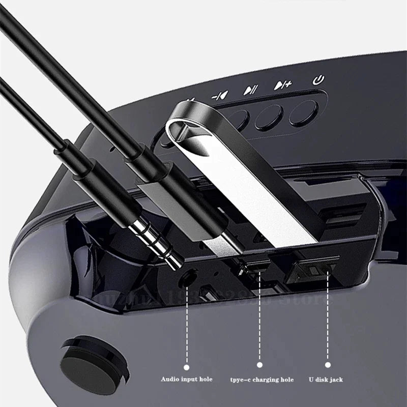 Shop Wall-mounted Bluetooth Speaker TWS Interconnection Built-in 4400 MAh Battery Boom Box Wireless 3D Surround Stereo Subwoofer