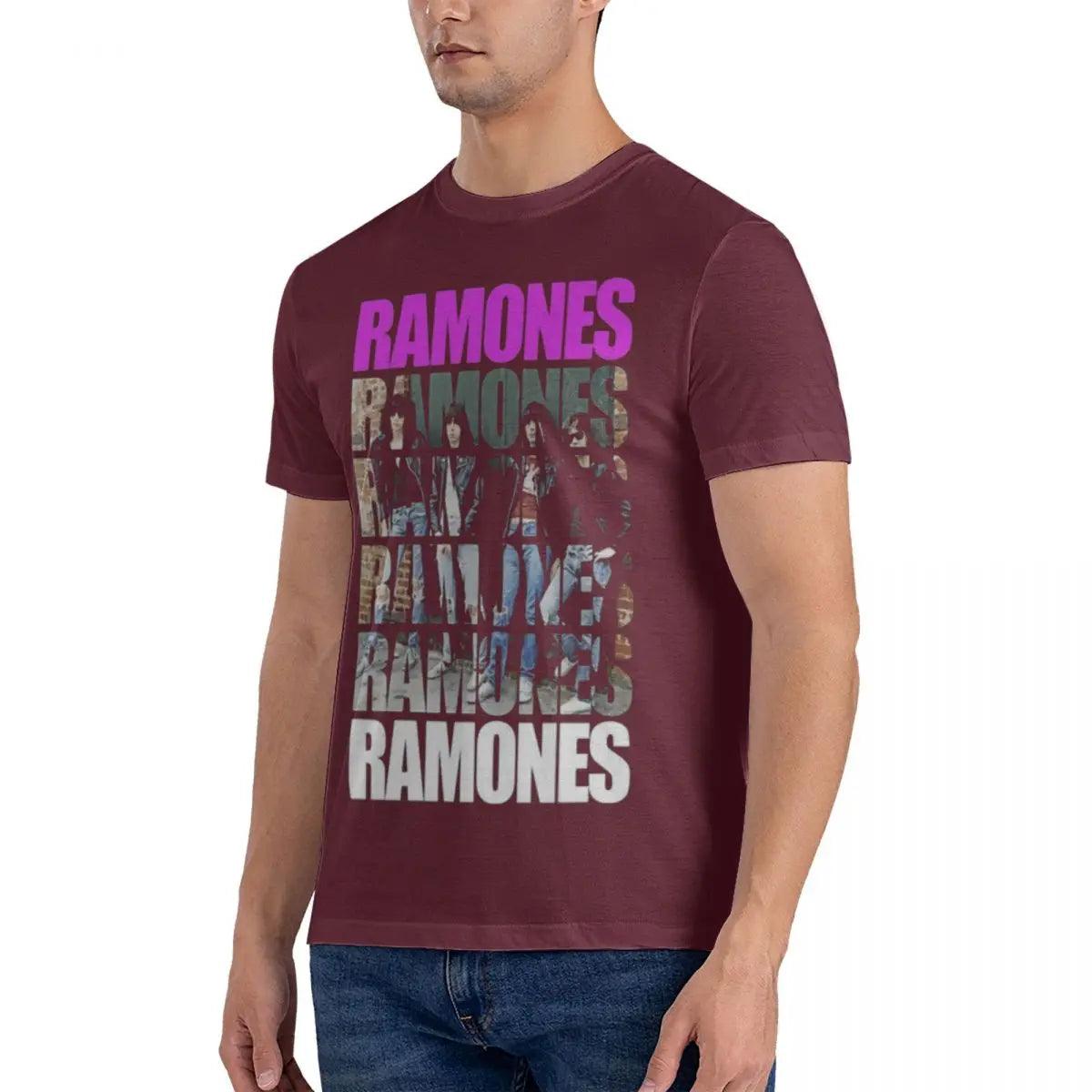 Ramones Graphic T-Shirt Punk Rock Unisex Men T Shirt New Fashion Print Slim Fit T Shirt O Neck Top Quality COTTON Tops Tees - Premium t-shirt from Lizard Vigilante - Just $23.99! Shop now at Lizard Vigilante