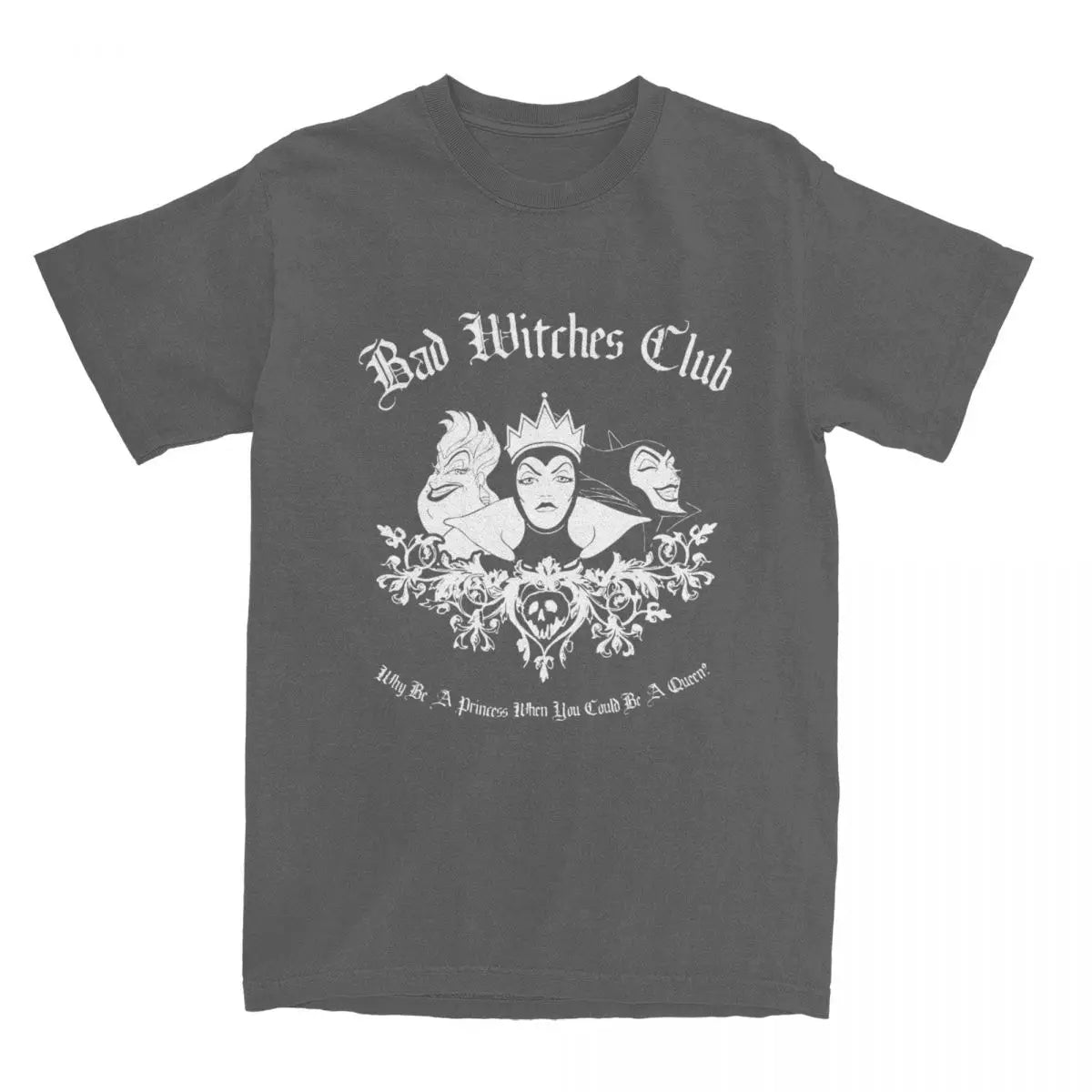 Villains for Men Women T Shirt Bad Witches Club Group Humorous Tees Short Sleeve T-Shirts Pure Cotton Plus Size Clothing - Premium  from Lizard Vigilante - Just $50.99! Shop now at Lizard Vigilante