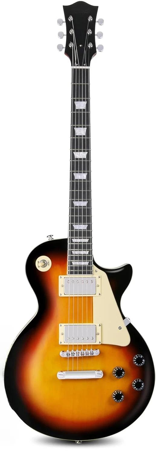 LP Electric Guitar, LesPaul Style for Beginner, Intermediate, Bonus 2-Pack of Picks, Mahogany Wood, Volume/Tone Controls, 3-Way Pickup - Premium Electric Guitar from Lizard Vigilante - Just $315.99! Shop now at Lizard Vigilante