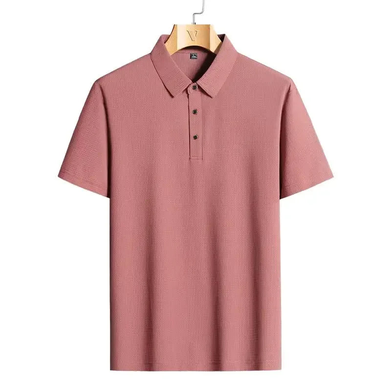 Pack of 1 or 2 Summer Premium Polo Shirts Men Plus Size 45-150kg 99lb-330lb Short Sleeve T Shirt Plain Casual Loose Oversized Tops Men Clothing M-9XL - Lizard Vigilante