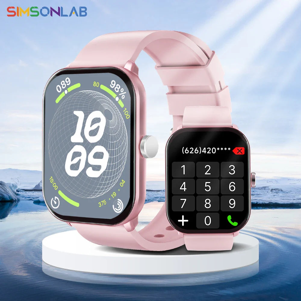 Smart Watch 2.01-inch Large Screen Waterproof Camera Multiple Sports Modes Bluetooth Calling Men Women Smartwatch For Xiaomi