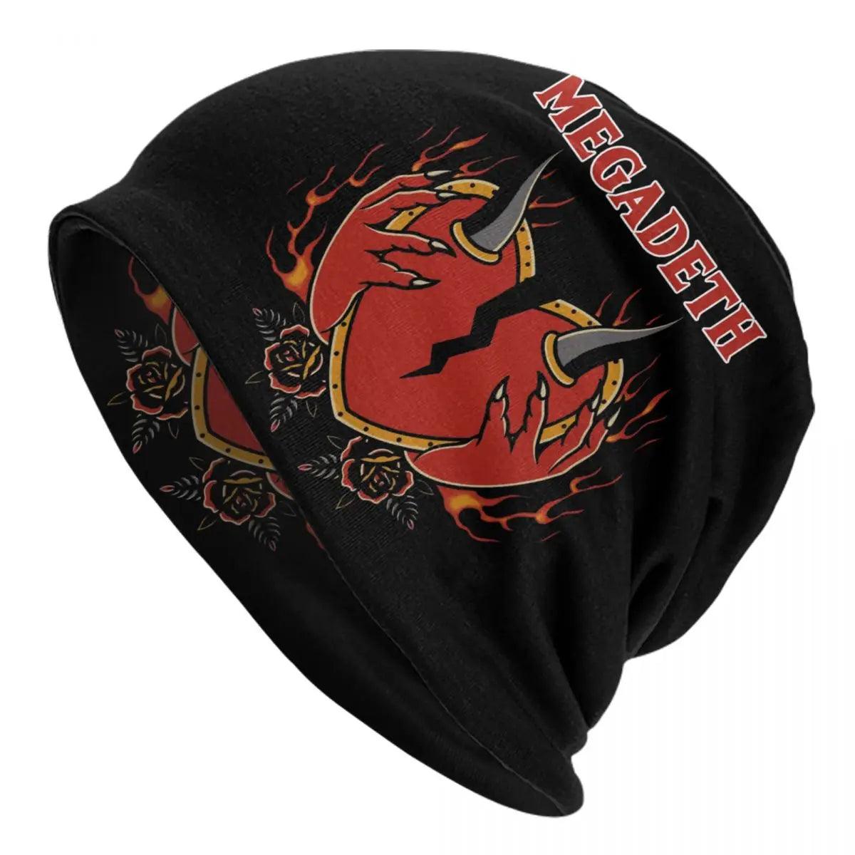 Heavy Metal Rock Megadeths Skull Skullies Beanies Caps Cool Winter Warm Men Women Knitted Hats Adult Unisex Bonnet Hats - Lizard Vigilante