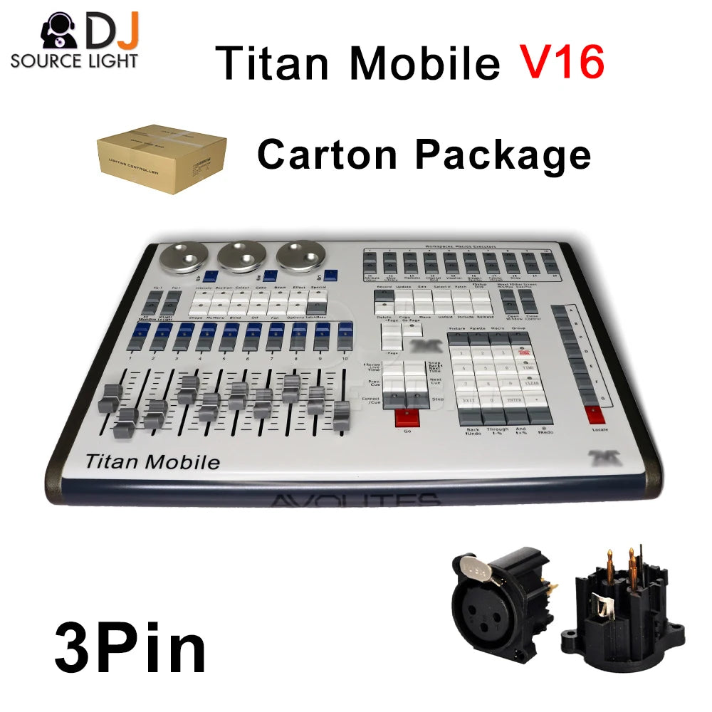 Professional Titan Mobile V16 Version Console Touch Wing on PC Stage Light Controller Tiger DJ Disco Lighting DMX512 Console MA2 - Premium lighting console from Lizard Vigilante - Just $988.88! Shop now at Lizard Vigilante