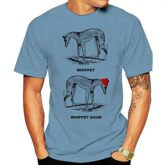 Whippet Whip It Good T-Shirt Inspired By Electronic New Wave Punk Rock Devo Men's Short Sleeve T-shirt - Premium T-Shirt from Lizard Vigilante - Just $27.49! Shop now at Lizard Vigilante