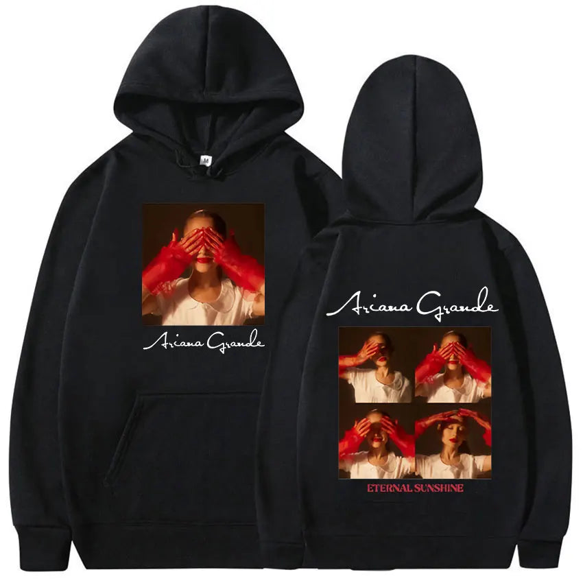 2024 Ariana Grande Eternal Sunshine Tour Oversized Hoodie – Vintage Aesthetic Unisex Hip Hop Sweatshirt - Premium Long-sleeve hoodie from Lizard Vigilante - Just $48.88! Shop now at Lizard Vigilante