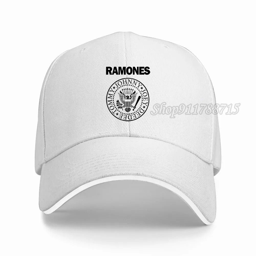 Ramone Seal Graphic Baseball Cap – Punk Rock Forest Hills Album Hat for Men and Women