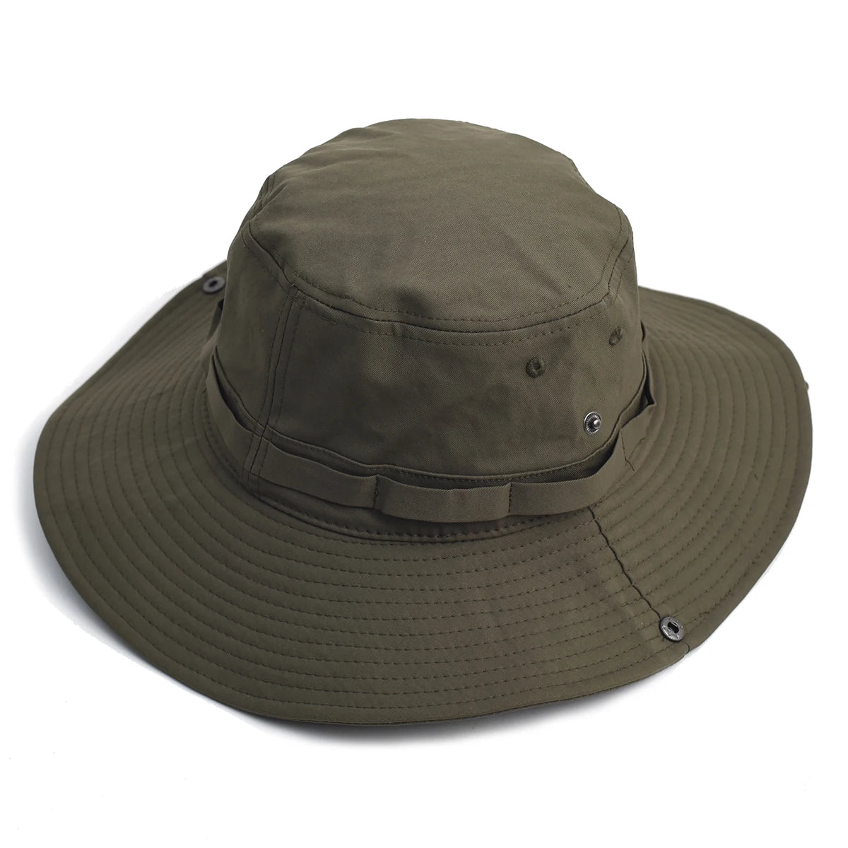 Contrast Fisherman Hat — Vintage Large-Brim Outdoor Sun Hat for Rebels, Campers & Metal Nomads