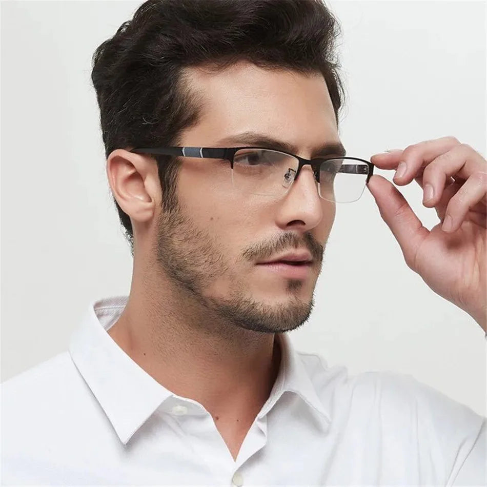 Premium Reading Glasses for Men & Women – High-Quality Half-Frame Diopter Eyeglasses, Classic Rectangular Design, Multiple Power Options (+1.0 to +3.5) - Premium reading glasses from Lizard Vigilantea - Just $23.88! Shop now at Lizard Vigilante