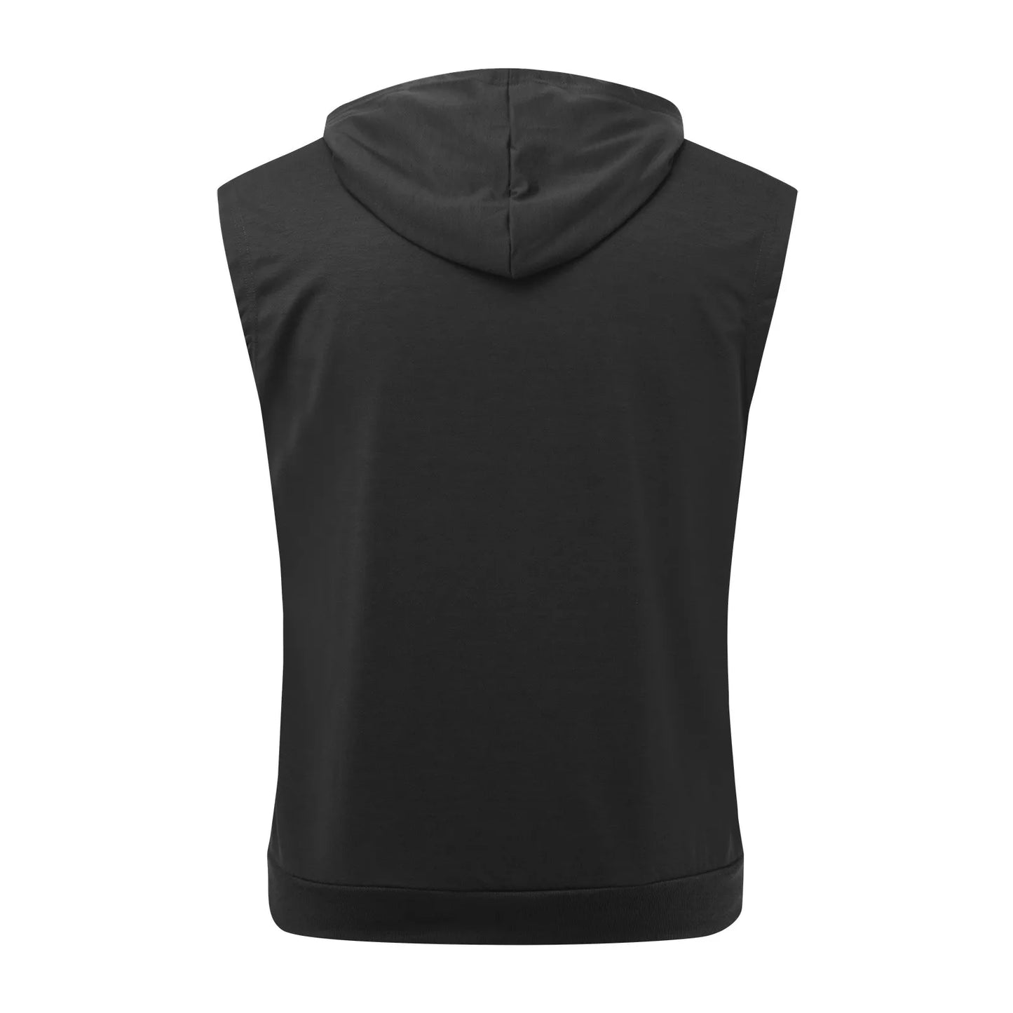 Lizard Vigilante Men's Workout Hooded Tank Tops - Zip-Up Sleeveless Gym Shirt Muscle T-Shirt for Bodybuilding, Summer Casual Vest - Premium Hoodie from Lizard Vigilante - Just $29.99! Shop now at Lizard Vigilante