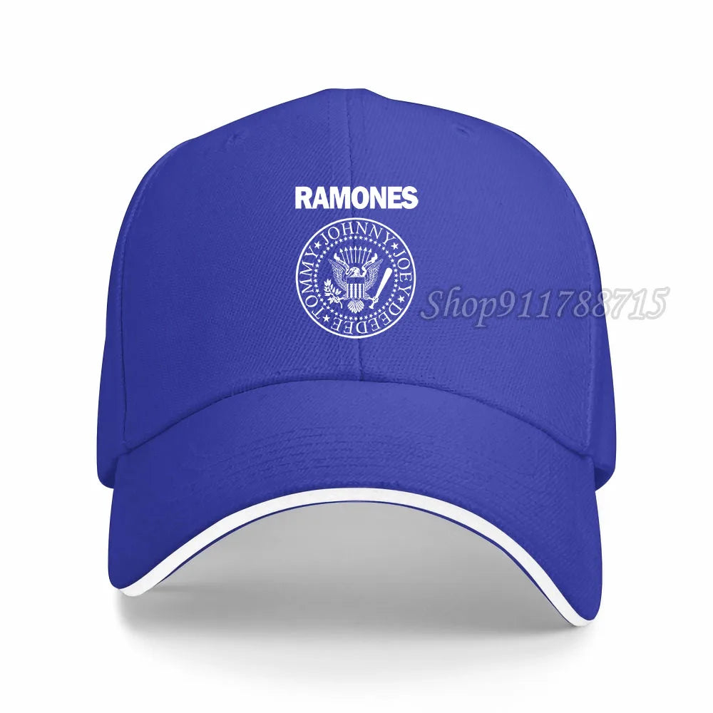 Ramone Seal Graphic Baseball Cap – Punk Rock Forest Hills Album Hat for Men and Women