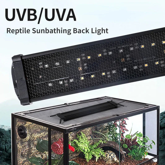 Reptile UVA+UVB Full Spectrum LED UV Lamp 10.0/20.0 Turtle Lizard Snake Light Terrarium Lamp for Reptile Vivarium Calcium Supply - Premium reptile light from Lizard Vigilante - Just $59.99! Shop now at Lizard Vigilante