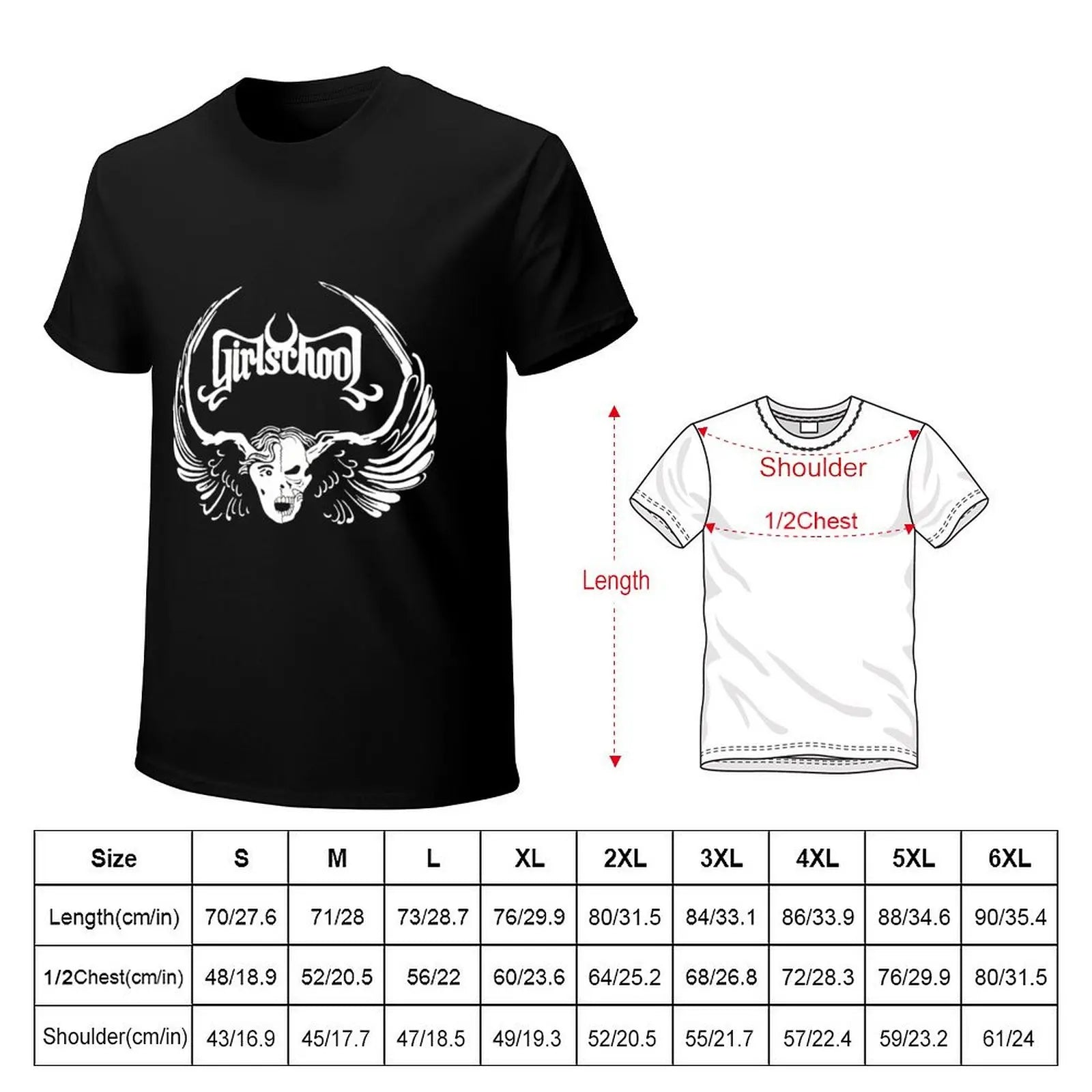 Girlschool T-Shirt Logo Heavy Metal Band Music Group Rock Favorite Trending Hareudang - Premium tshirt from Lizard Vigilante - Just $23.88! Shop now at Lizard Vigilante