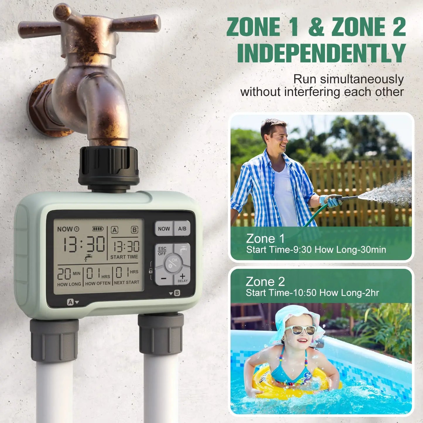 Eshico Super Timing Dual-Zone Water Command Unit – Precision Irrigation For Rebels Who Grow Wild