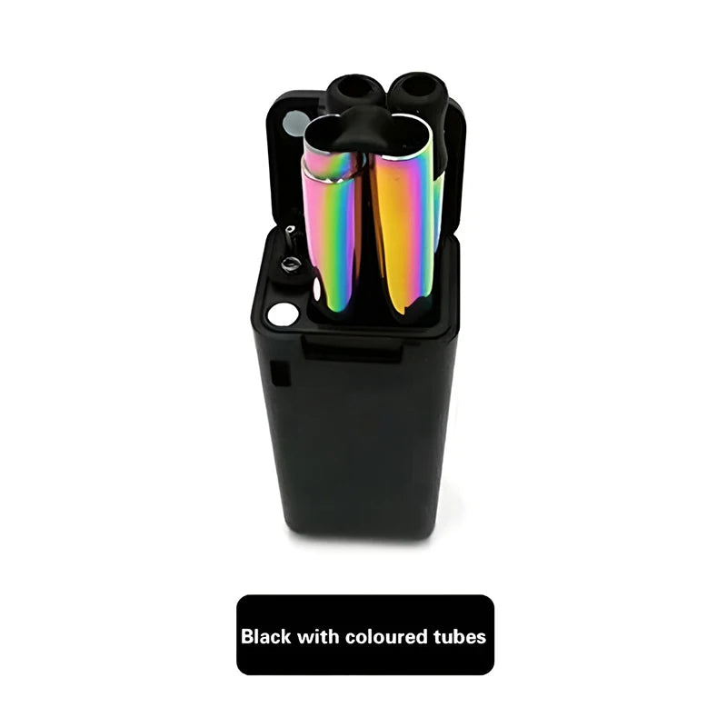 Foldable Stainless Steel Straw Set – Reusable 304 Steel with Silicone Tip, Eco-Friendly & Portable with Cleaning Brush - Premium straws from dsers - Just $25.99! Shop now at Lizard Vigilante
