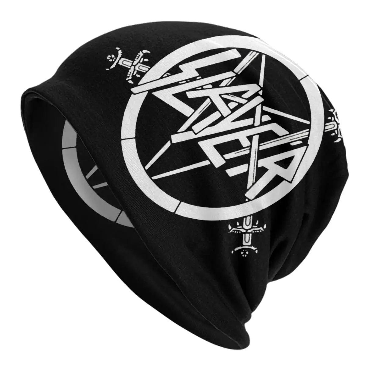 Winter Slayers Logo Street Beanies Warm Knitting Hat Women Men Caps Adult Heavy Metal Band Beanie Hats Outdoor Ski Cap - Lizard Vigilante