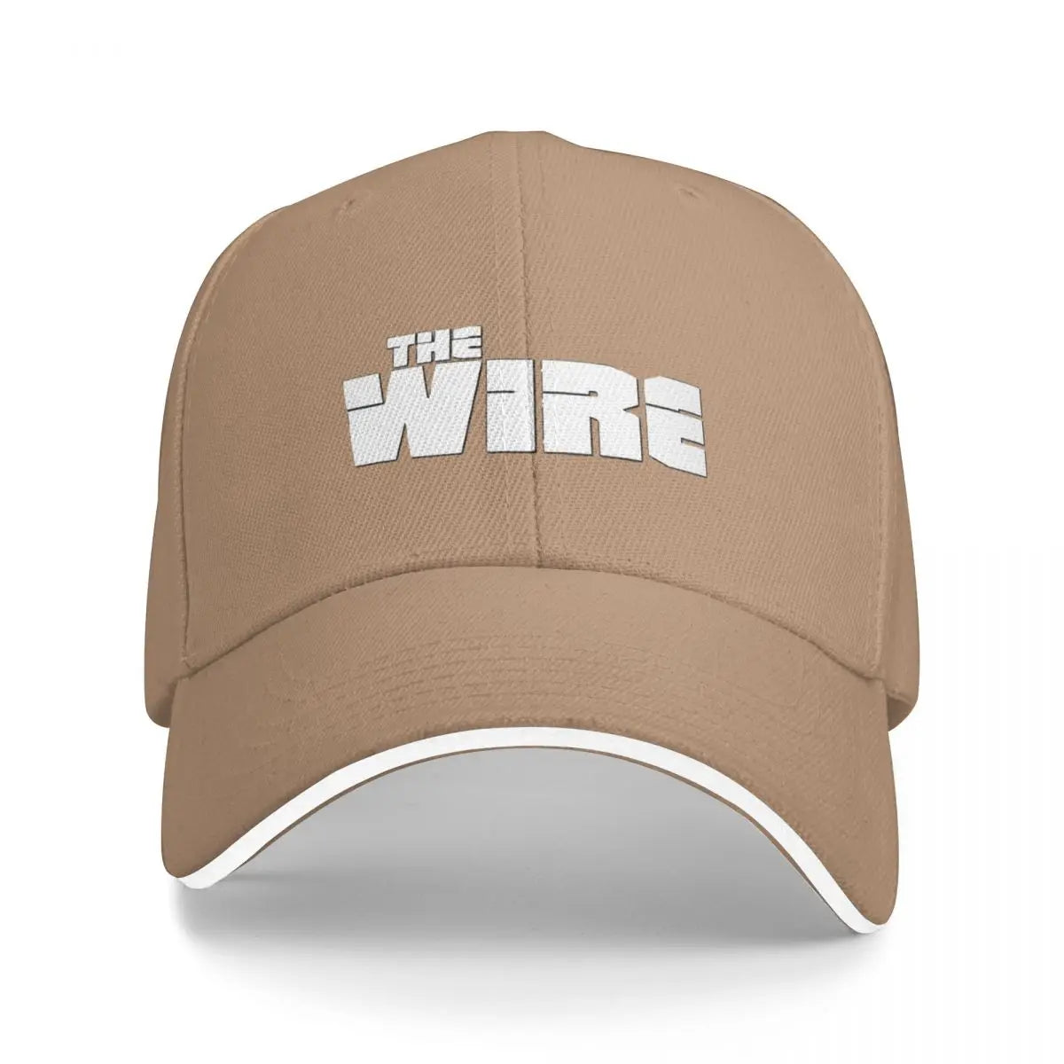 The Wire Logo Luxury Baseball Cap Black Adjustable Streetwear Hat Men Women