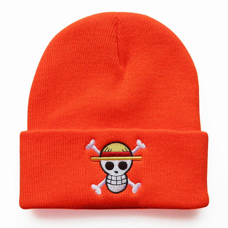 One Piece New Skull Pirate Knit Hat | Stay Warm and Stylish - Premium hat from Lizard Vigilante - Just $19.99! Shop now at Lizard Vigilante