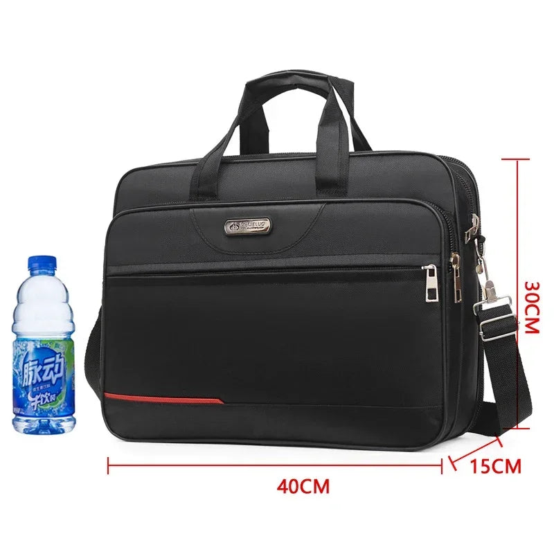 High-Capacity Briefcase Travel Laptop Protection Business Document Information Storage Bags Weekend Organizer Handbag Accessories - Premium Briefcases from Lizard Vigilante - Just $26.99! Shop now at Lizard Vigilante