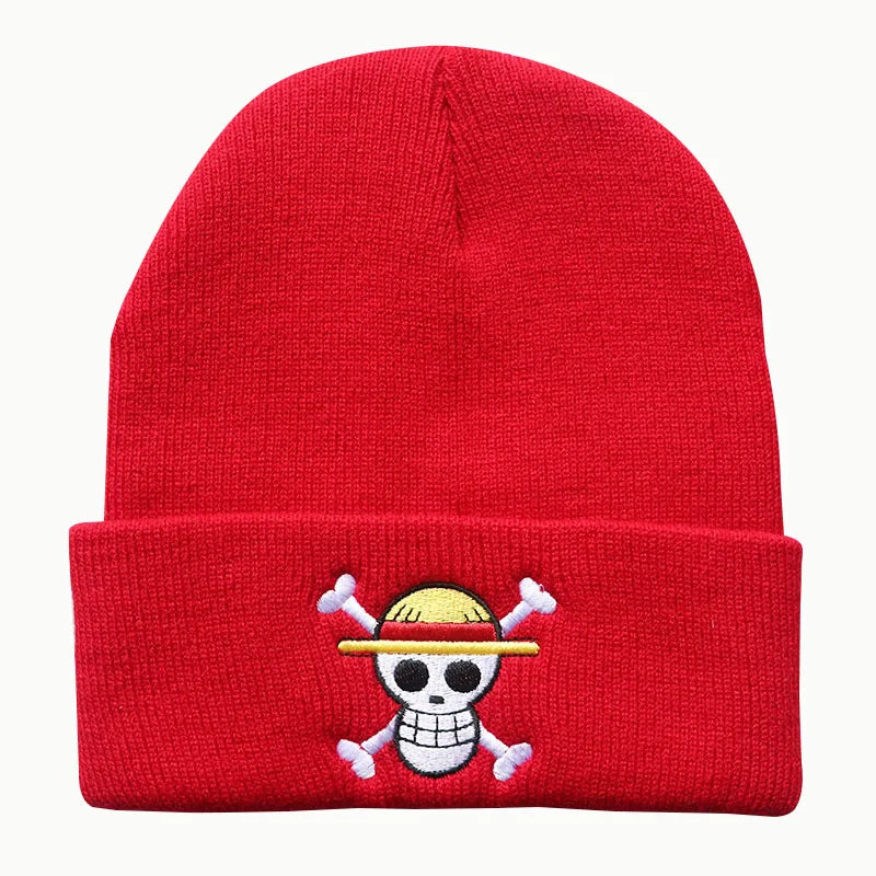 One Piece New Skull Pirate Knit Hat | Stay Warm and Stylish - Premium hat from Lizard Vigilante - Just $19.99! Shop now at Lizard Vigilante