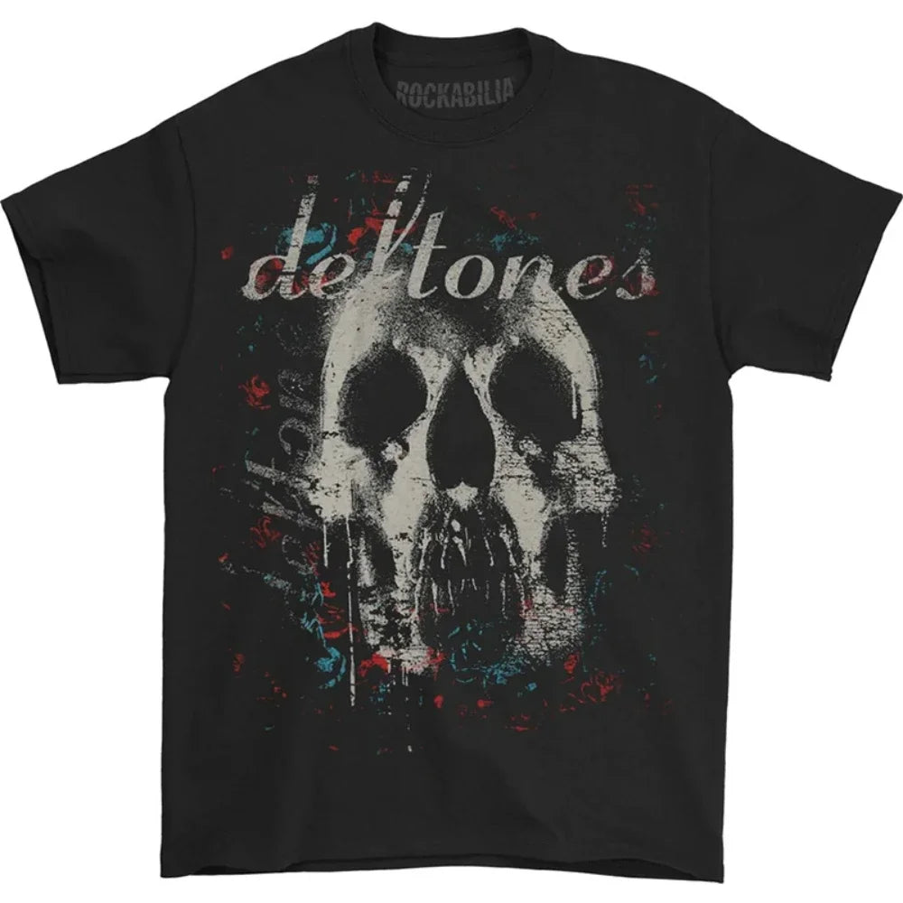 Deftones 2025 Cotton Band T-Shirt – Oversized Hip Hop Rock Tee For Men And Women