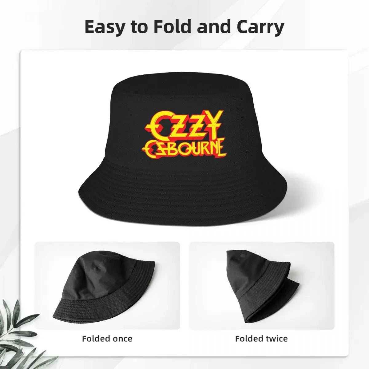 Ozzy Osbourne Bucket Hat | Heavy Metal Sun Hat - Premium bucket hat from Lizard Vigilante - Just $23.88! Shop now at Lizard Vigilante