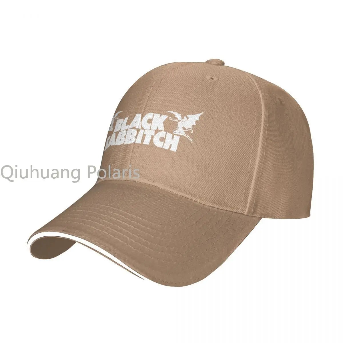 Black Sabbitch Rock Baseball Caps Fashion Sandwich Hat Unisex Breathable Caps Hat Running Golf - Premium baseball cap from Lizard Vigilante - Just $22.88! Shop now at Lizard Vigilante