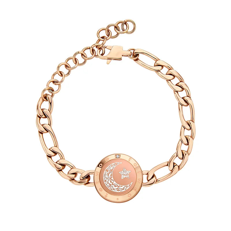 TOTWOO Touch Single Bracelet - Long Distance Touch Bracelet Light up and Vibration Relationship Love Baracelet Smart Jewelry