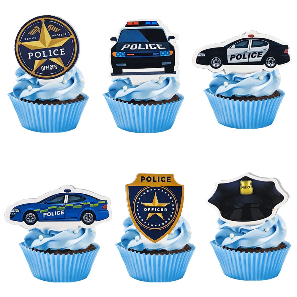 Police Theme Party Decor Police Party Latex Balloons Happy Birthday Banner Police Party Hanging Swirls Police Birthday Supplies - Premium party favors from Lizard Vigilante - Just $3.99! Shop now at Lizard Vigilante