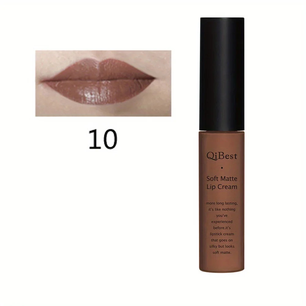 Luxurious Matte & Volumizing Lipstick - Waterproof, Long-Lasting, 20 Diverse Shades | Ideal Gift for Valentine's Day