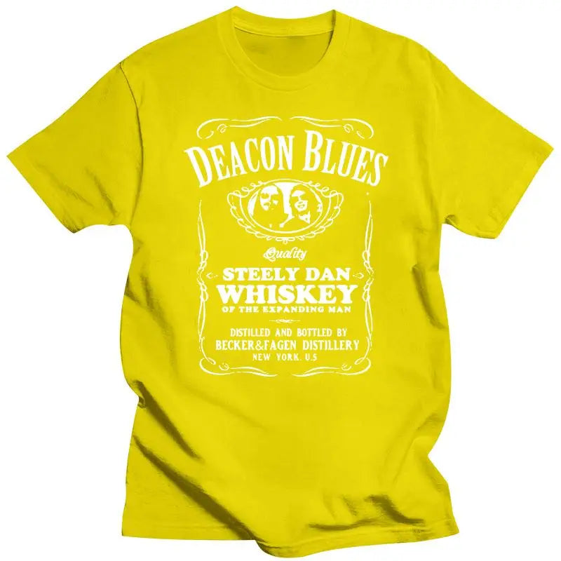 Steely Dan Whiskey Deacon Blues T-Shirt: Classic Retro Design - Premium T-Shirt from Lizard Vigilante - Just $23.89! Shop now at Lizard Vigilante