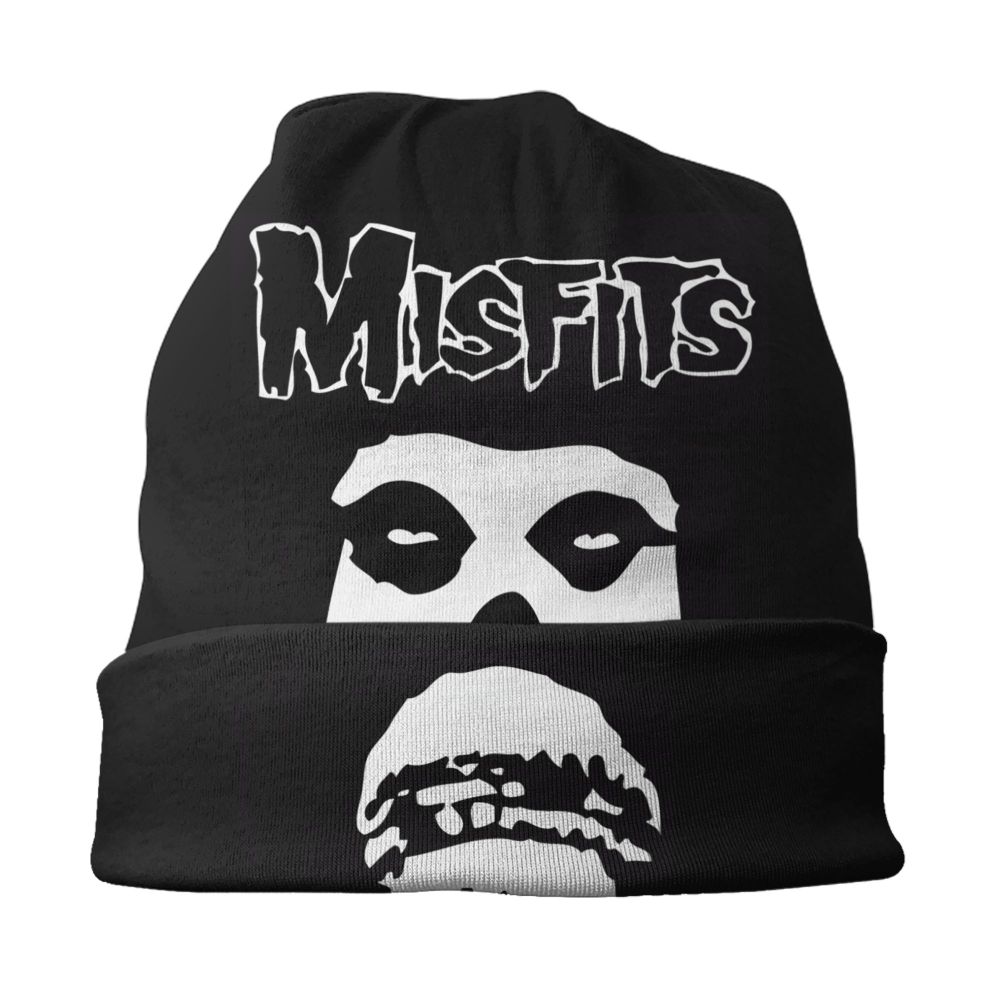 Misfits Horror Punk Rock Knit Beanie – Unisex Winter Skull Cap for Men & Women - Premium beanie from dsers - Just $19.99! Shop now at Lizard Vigilante