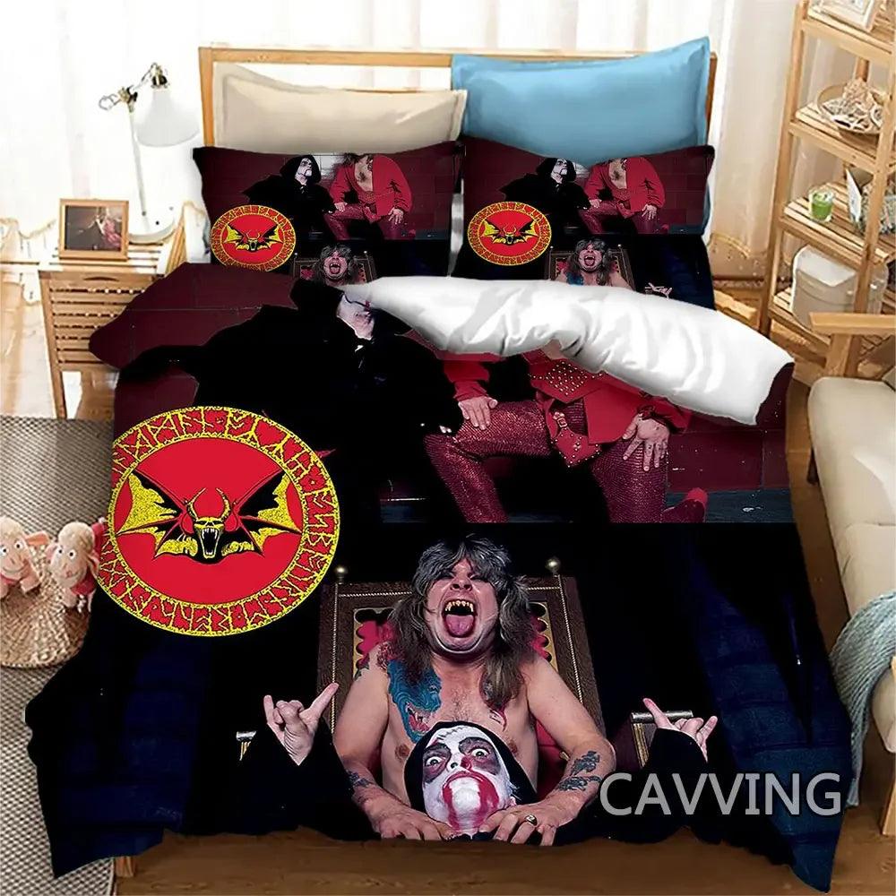 Dive into Heavy Metal Dreams with the Ozzy Osbourne 3D Bedding Set - Premium bedding from Lizard Vigilante - Just $63.99! Shop now at Lizard Vigilante