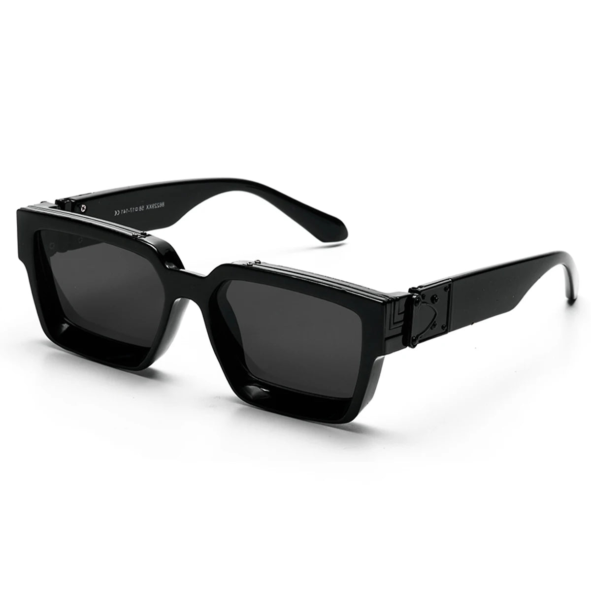 Ruiao Retro Black Millionaire Shades | Bold Designer Sunglasses for Men & Women - Premium shades from Lizard Vigilante - Just $23.88! Shop now at Lizard Vigilante