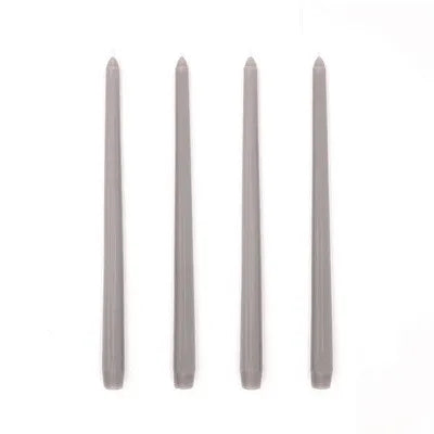 30CM Taper Candle 4 Pack - Home Interior Long Burning Dripless and Smokeless Candles Unscented - Valentines Candles for Home