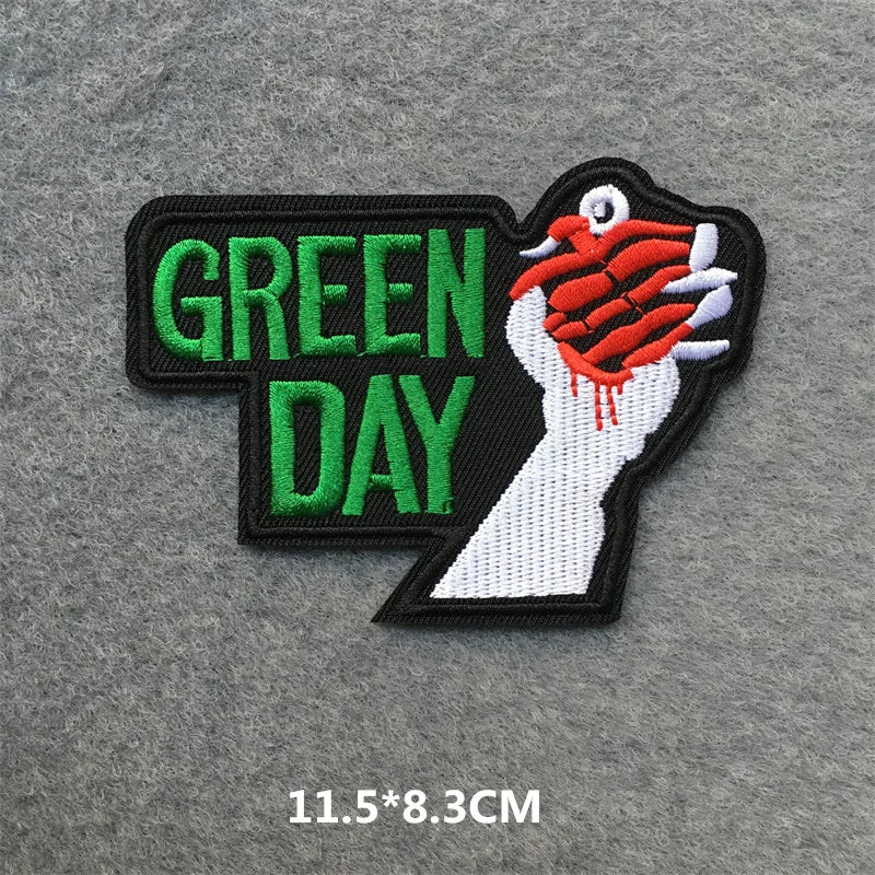 Rock Band Embroidered Patches – DIY Iron-On Appliques for Jackets, Jeans, and Clothing - Premium patches from Lizard Vigilante - Just $8.49! Shop now at Lizard Vigilante