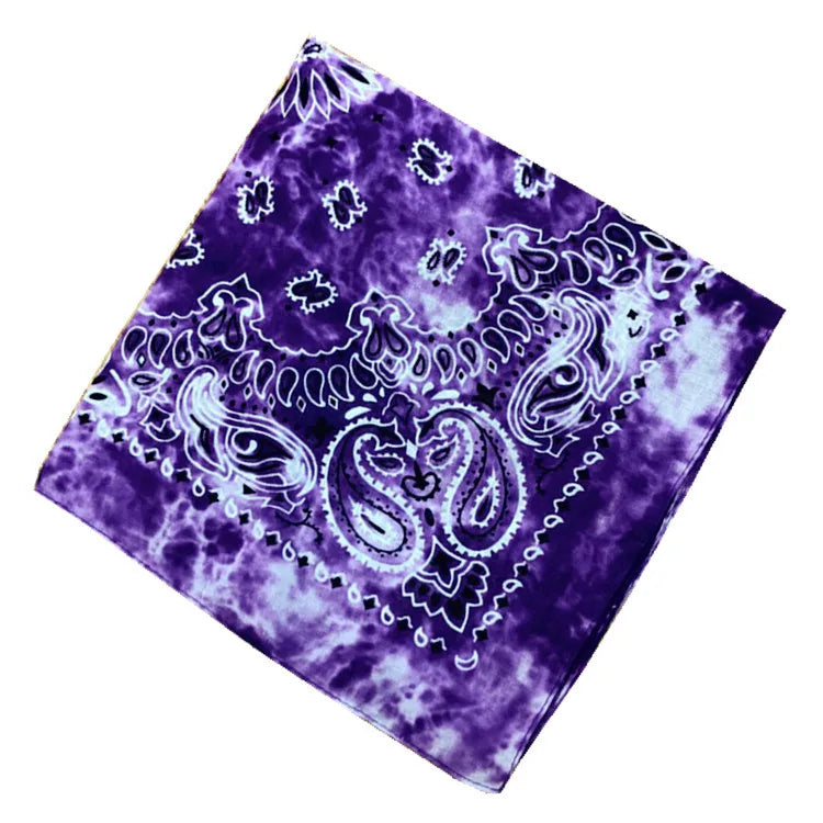 Unisex Cotton Bandana – Men’s & Women’s Paisley Cowboy Biker Headwrap Scarf - Premium Bandana from Lizard Vigilante - Just $2.99! Shop now at Lizard Vigilante