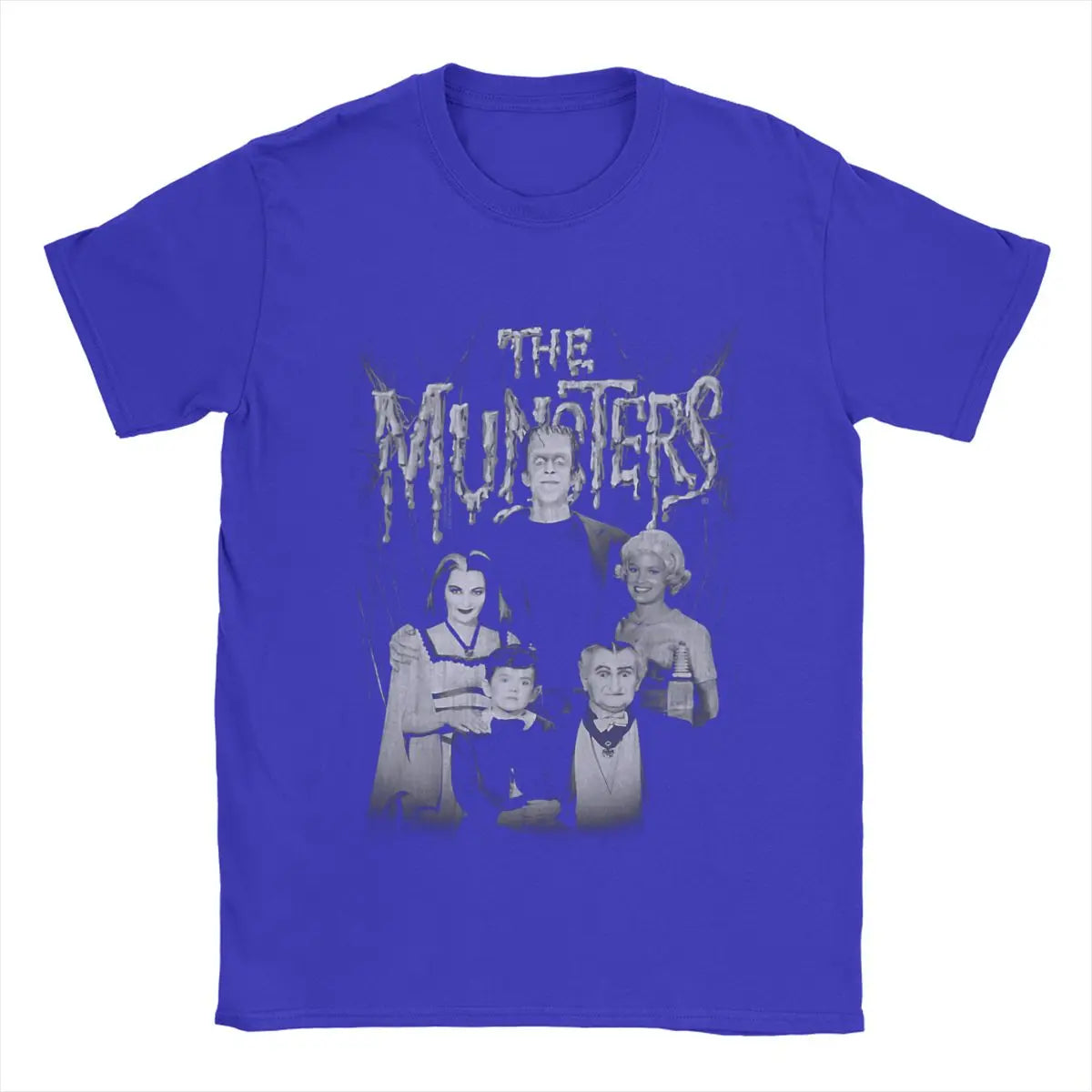 Munsters Family Portrait Men’s T-Shirt – Retro Gothic Humor in Iconic Cotton Comfort - Premium t-shirt from Lizard Vigilante - Just $23.99! Shop now at Lizard Vigilante