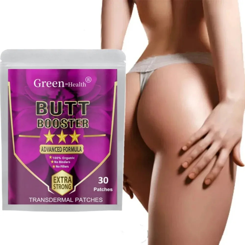 Butt Enhancement Transdermal Patches – Booty Enlargement Patches for Shape, Lift, and Firmness (30 Patches) - Premium transdermal patches from Lizard Vigilante - Just $12.99! Shop now at Lizard Vigilante